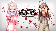 Blood Anime white hair long hair anime girls closed eyes short 