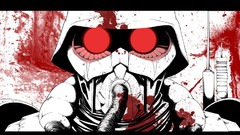 Blood comics red eyes masks video games jin-roh