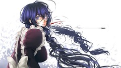 Blood glasses anime girls black lagoon meganekko maid costumes 