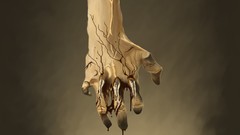 Blood hands Bones surreal Gross