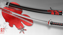 Blood Katana Anime shuriken