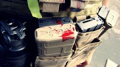 Blood magazines airsoft magpul