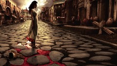 Blood Rome cobblestone road