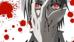Blood splatters vampire knight
