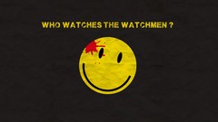 Blood Typography Watchmen smiley face Simple Background Quotes 