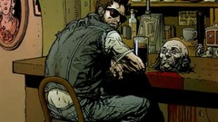 Blood Vampires comics sunglasses artwork Vertigo Comics preacher