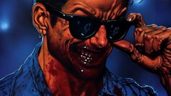Blood Vampires sunglasses smiling dc comics artwork Vertigo 