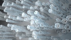 Blue abstract 3d 3DS Max