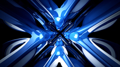 Blue abstract Ceramic