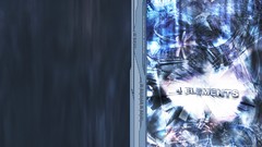 Blue abstract elements computer graphics