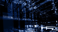 Blue abstract Escape