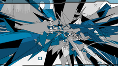 Blue abstract spike This explode dunno