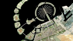 Blue area Islands dubai Print cityscapes Palm Island The Palm 