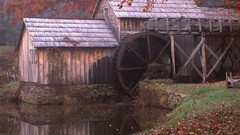 Blue autumn mill waterscapes parkway