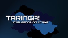 Blue background website Taringa