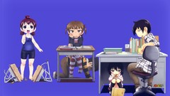 Blue broken school lolicon