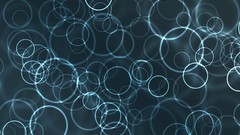 Blue bubbles circles matted blues