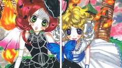 Blue Butterflies Anime magical shoujo ai Sugar Sugar Rune