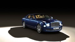 Blue cars Bentley Mulsanne