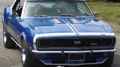 Blue cars chevrolet camaro Camaro ss 1968 chevrolet camaro ss