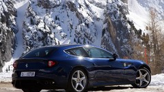 Blue cars Ferrari Ferrari FF