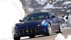 Blue cars Ferrari vehicles Ferrari FF