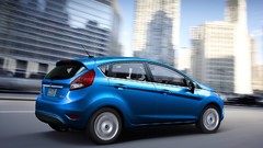 Blue cars ford fiesta