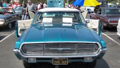 Blue cars Ford front 1969 classic cars Ford Thunderbird