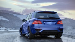 Blue cars Inferno ml 63 amg Mercedes Benz ML TopCar