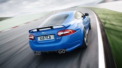 Blue cars Jaguar XKR Jaguar XKR-S