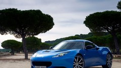 Blue cars lotus evora