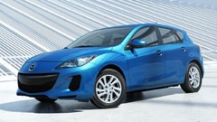 Blue cars Mazda Hatchback