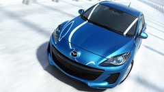 Blue cars Mazda Hatchback