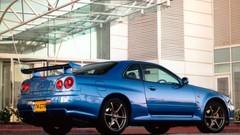 Blue cars Nissan vehicles Nissan Skyline nissan skyline gt-r 