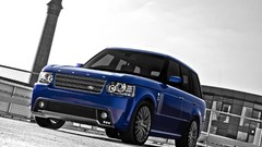 Blue cars Range Rover Land Rover Range Rover Vogue