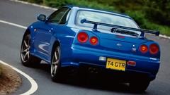 Blue cars turn Nissan vehicles blurred background Nissan 