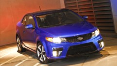 Blue cars vehicles KIA Forte