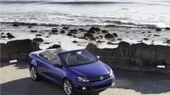 Blue cars Volkswagen Eos