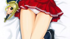 Blue classy tie beds red eyes shoulders blondes skirts blush 