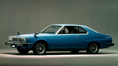 Blue color lights Nissan GT skyline