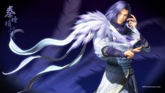 Blue comic style Ancient China qinsmoon