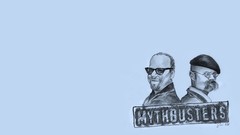 Blue discovery channel MythBusters Jamie Hyneman Adam Savage 