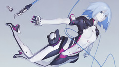 Blue eyes falling down