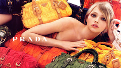 Blue eyes fashion Prada