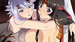 Blue eyes horns yuri