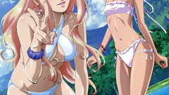 Blue eyes panties bikini