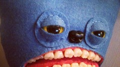 Blue eyes teeth plush Noses teddy bears Fuggler disappointed