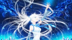 Blue eyes tie skirts