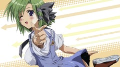 Blue eyes visual novels