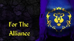 Blue game Flags Lions video warcraft world of warcraft alliance 